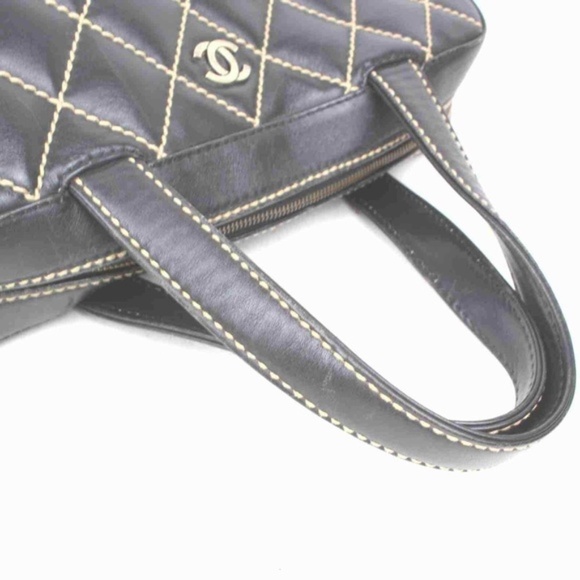 Chanel Wild Stich Black Leather bag - Picture 5 of 8